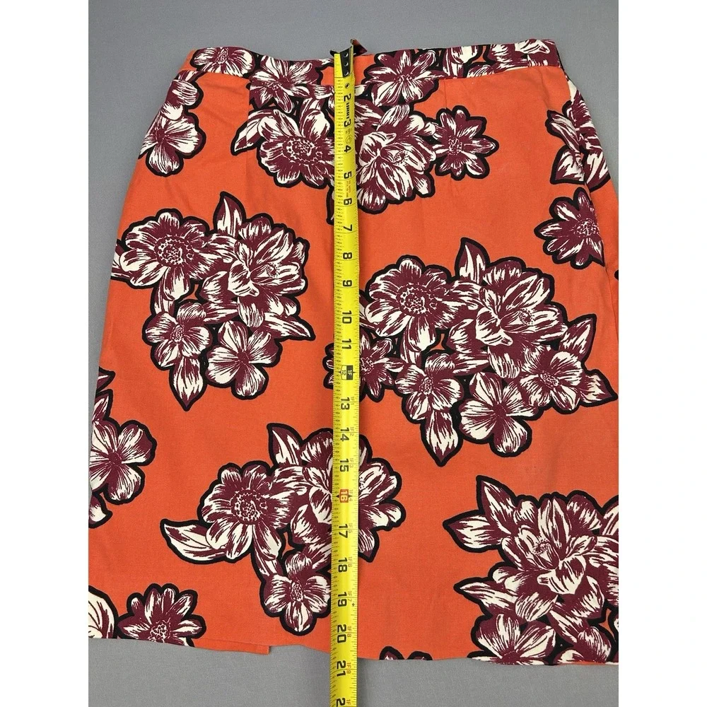 Anthropologie Maeve Women's 4 Bold Floral Salinas Pencil Skirt (Read) - Picture 8 of 12